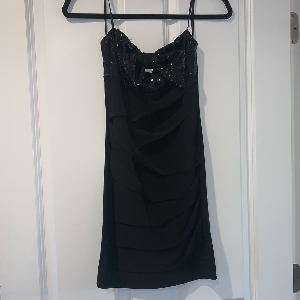 Back form fitting dress
